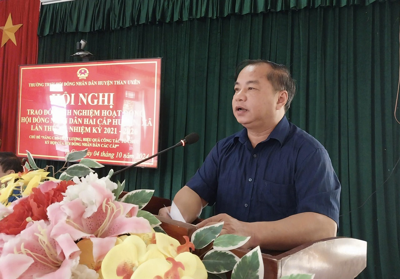 Trao đổi kinh nghiệm hoạt động của HĐND hai cấp huyện - xã lần thứ tư, nhiệm kỳ 2021 – 2026