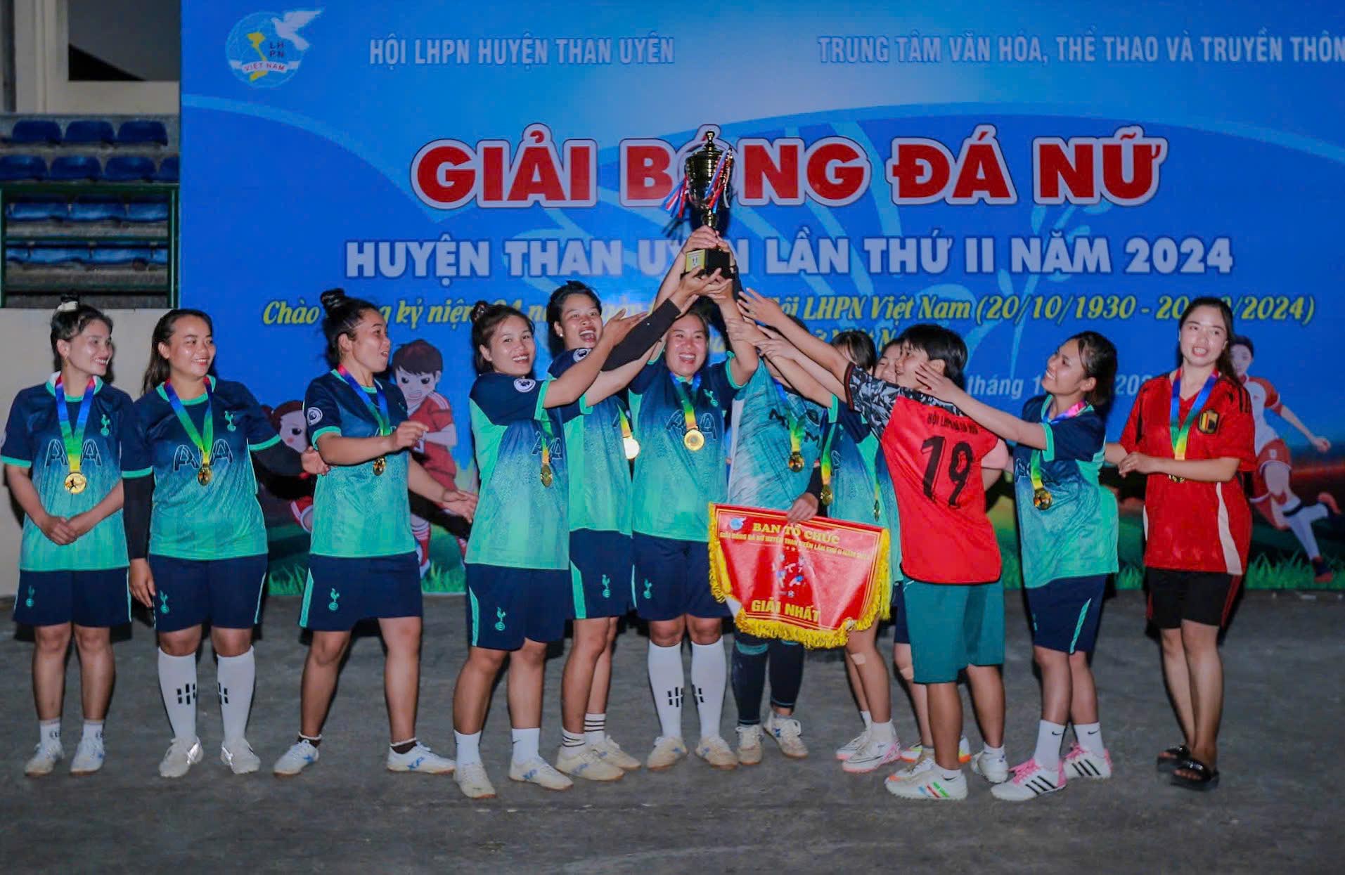 Giải bóng đá nữ huyện Than Uyên lần thứ II năm 2024