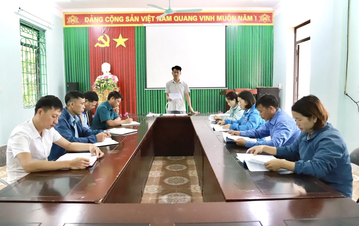 Nỗ lực chuẩn bị Đại hội Đảng bộ xã