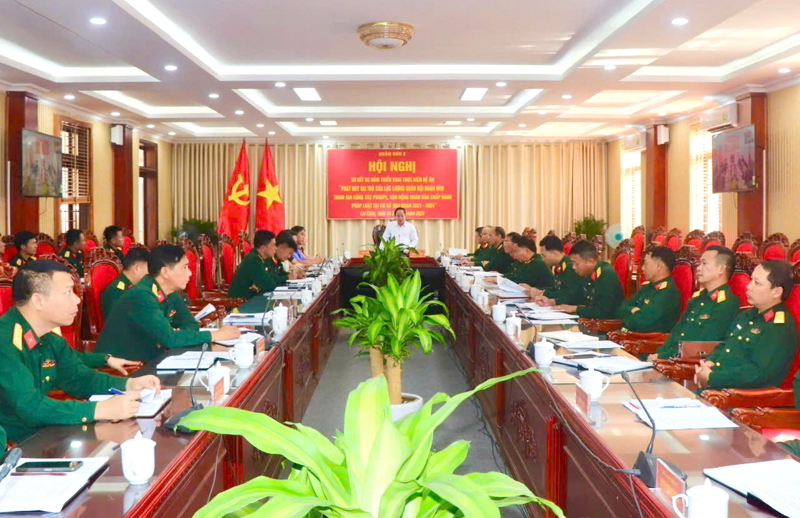 Quân khu 2: Sơ kết 3 năm triển khai thực hiện Đề án 1371