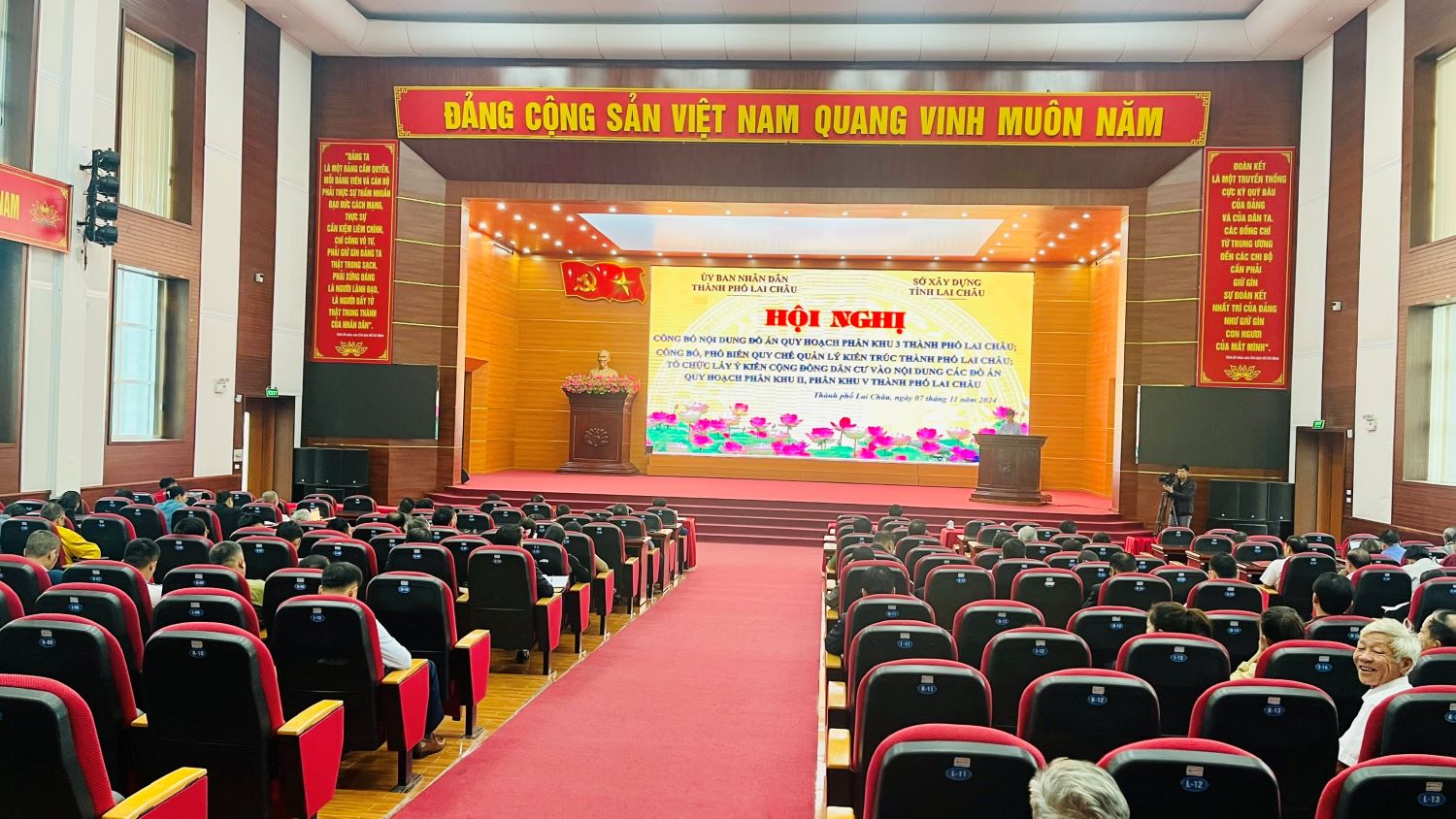 Hội nghị công bố công khai nội dung Đồ án quy hoạch phân khu 3 thành phố Lai Châu