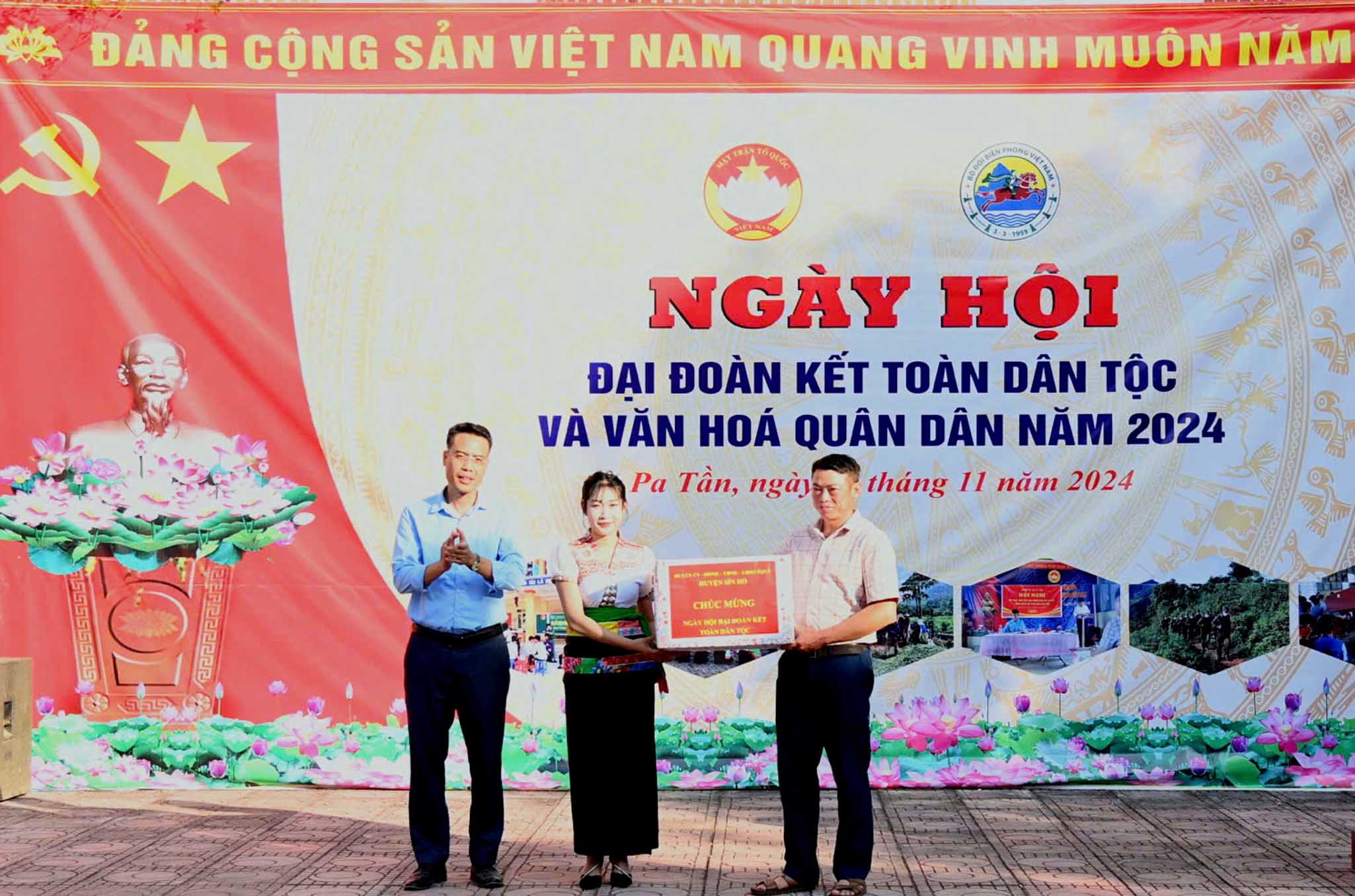 Ngày hội Đại đoàn kết toàn dân tộc và văn hóa quân dân bản Pa Tần 2 năm 2024