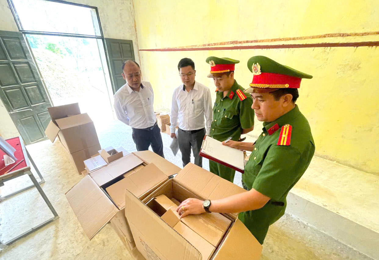 Kiểm tra hoạt động sử dụng vật liệu nổ công nghiệp