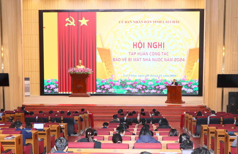Tập huấn công tác bảo vệ bí mật nhà nước năm 2024